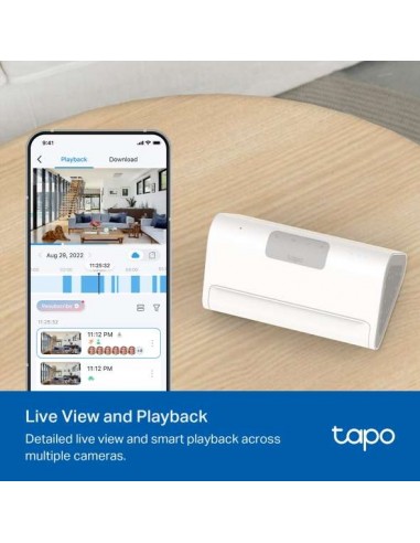 Tapo H500 Hub Inteligente con Almacenamiento Local para Cámaras, Sensores y Timbres