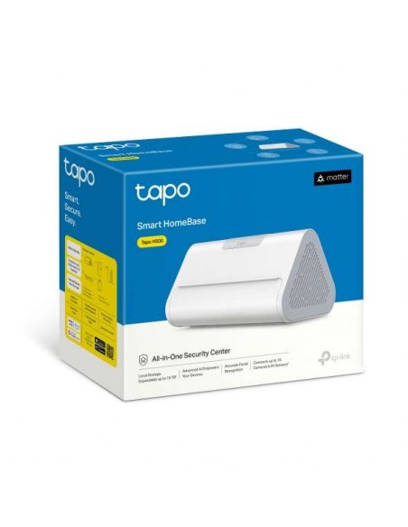 Tapo H500 Hub Inteligente con Almacenamiento Local para Cámaras, Sensores y Timbres