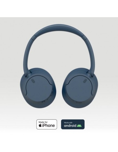 Sony WH-CH720N Auriculares Bluetooth con Cancelación de Ruido Azules