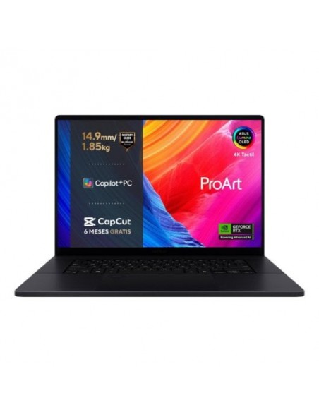 Asus ProArt P16 OLED H7606WM-SC052W Ryzen AI 9 HX-370/ 32GB/ 1TB SSD/ RTX 5060/ 16" OLED Táctil W11 Portátil