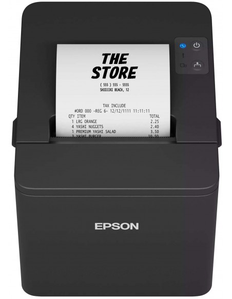 Epson TM-T20IV Impresora Térmica Ethernet USB RS-232 Cortador Automático y Códigos de Barras