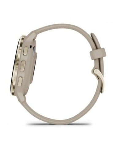 Garmin Venu 3S Smartwatch 41mm Bisel Acero Inoxidable Beige Gold con Correa de Silicona Beige Gold