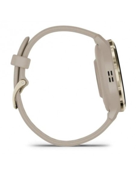 Garmin Venu 3S Smartwatch 41mm Bisel Acero Inoxidable Beige Gold con Correa de Silicona Beige Gold