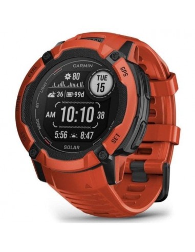 Garmin Instinct 2X Solar Smartwatch 50mm GPS Rojo