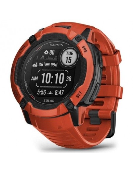 Garmin Instinct 2X Solar Smartwatch 50mm GPS Rojo