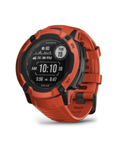 Garmin Instinct 2X Solar Smartwatch 50mm GPS Rojo