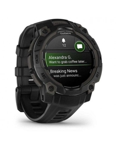Garmin Instinct 3 Smartwatch 45mm GPS Multibanda Linterna Resistente Agua Negro