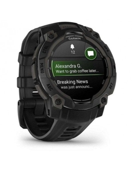Garmin Instinct 3 Smartwatch 45mm GPS Multibanda Linterna Resistente Agua Negro