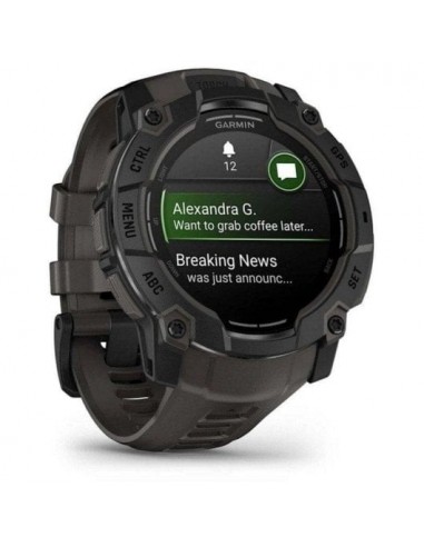 Garmin Instinct 3 50mm GPS Linterna Sensor Avanzado Negro