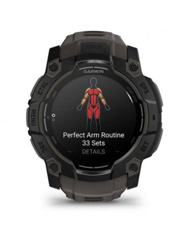 Garmin Instinct 3 50mm GPS Linterna Sensor Avanzado Negro