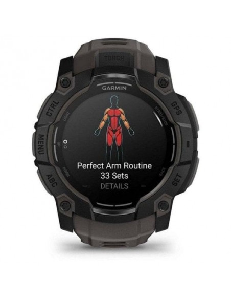 Garmin Instinct 3 50mm GPS Linterna Sensor Avanzado Negro