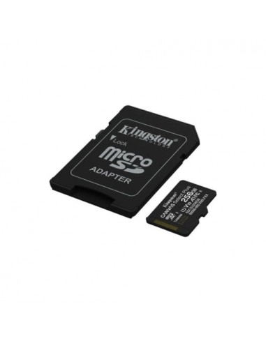 Kingston Canvas Select Plus Tarjeta MicroSDXC 256GB UHS-I V10 A1 150MB/s Negra con Adaptador SD
