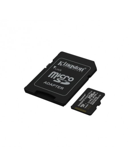 Kingston Canvas Select Plus Tarjeta MicroSDXC 256GB UHS-I V10 A1 150MB/s Negra con Adaptador SD