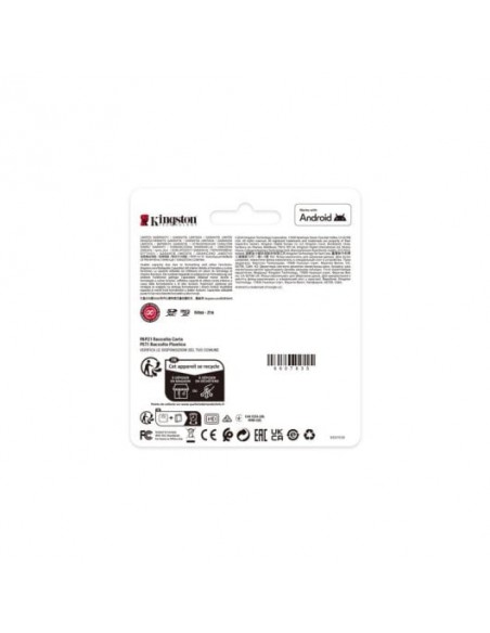 Kingston Canvas Select Plus Tarjeta MicroSDXC 256GB UHS-I V10 A1 150MB/s Negra con Adaptador SD