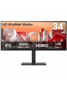 LG 34BA75QE-B 34" LED IPS WQHD USB-C 90W Altavoces KVM Monitor Curvo