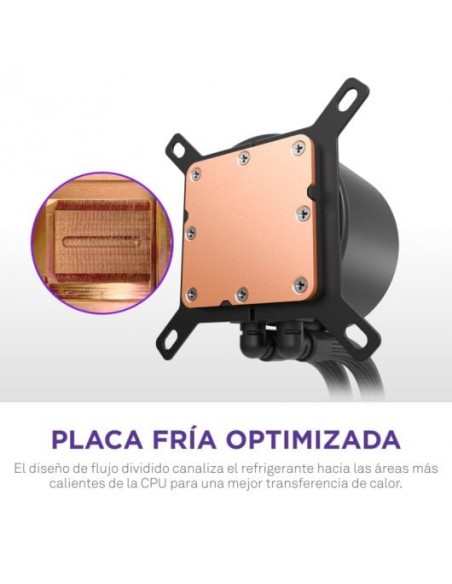 NZXT Kraken Plus Refrigeración Líquida 240mm, 2 Ventiladores Display TFT Negra