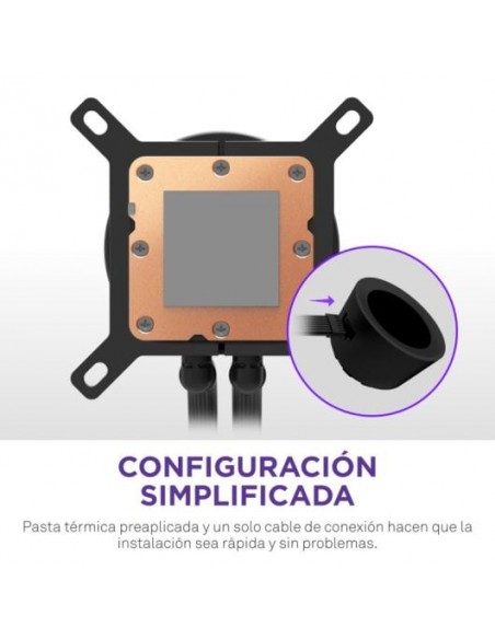 NZXT Kraken Plus Refrigeración Líquida 240mm, 2 Ventiladores Display TFT Negra