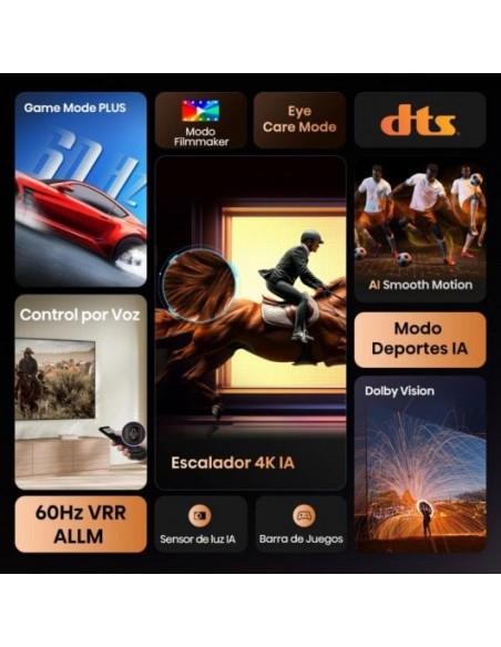 Hisense 55A6Q 55" LED 4K UltraHD HDR10+ Dolby Audio Televisor
