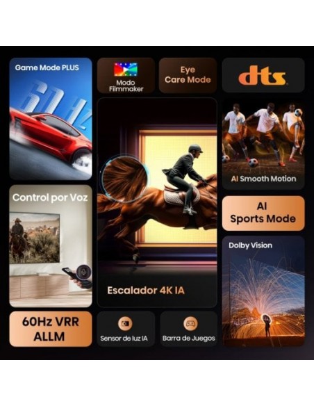 Hisense 43A6Q 43" LED 4K UltraHD HDR10+ Dolby Audio Televisor