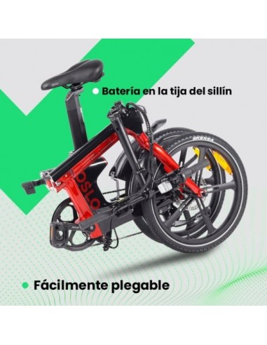Youin Oslo BK1900 Bicicleta Eléctrica Carbono 250W Plegable
