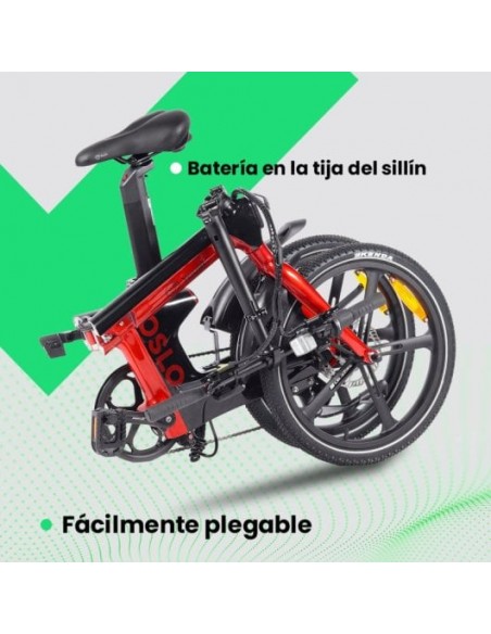 Youin Oslo BK1900 Bicicleta Eléctrica Carbono 250W Plegable