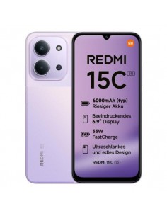 Xiaomi Redmi 15C 4/128GB 5G Púrpura Smartphone