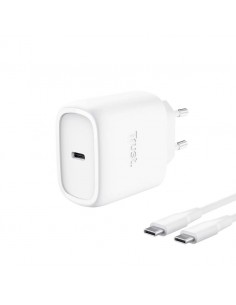 Trust Maxo Cargador de Pared GaN USB-C de 45W Cable Incluido Blanco