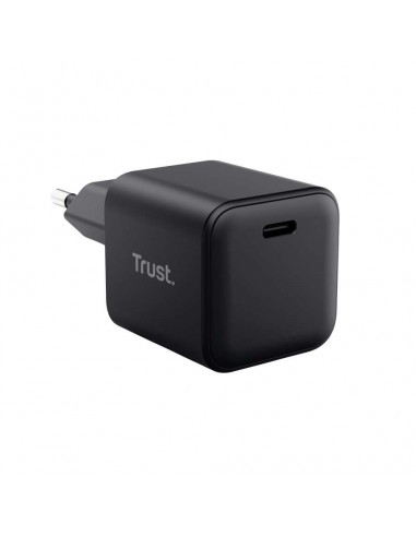 Trust Maxo Cargadord de Pared GaN USB-C UItrarreducido de 65W Cable Incluido Negro