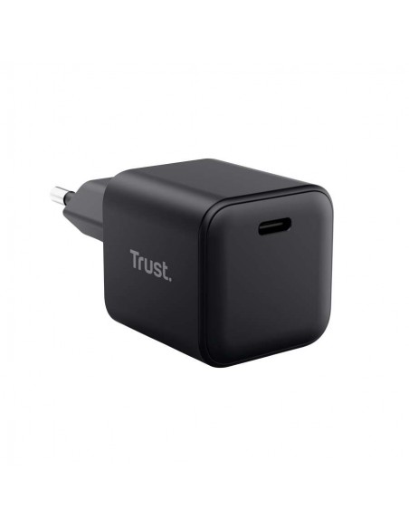 Trust Maxo Cargadord de Pared GaN USB-C UItrarreducido de 65W Cable Incluido Negro