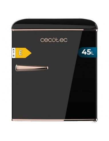 Cecotec Bolero CoolMarket TT Origin 45 Black E Mini Frigorífico Retro Sobremesa 45L