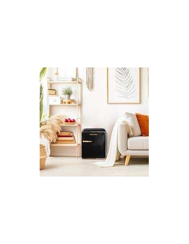 Cecotec Bolero CoolMarket TT Origin 45 Black E Mini Frigorífico Retro Sobremesa 45L