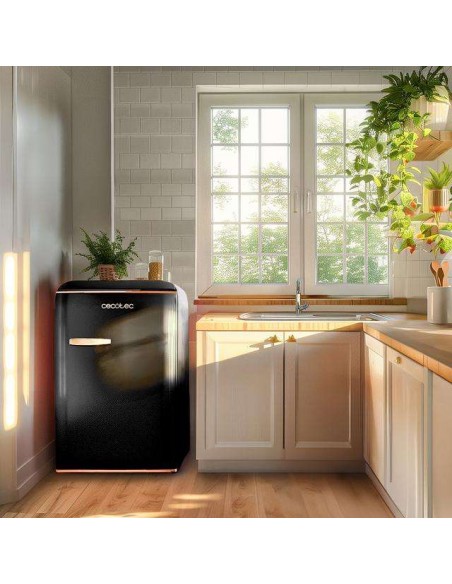 Cecotec Bolero CoolMarket TT Origin 110 Black E Mini Frigorífico Retro TT Origin Black 110L
