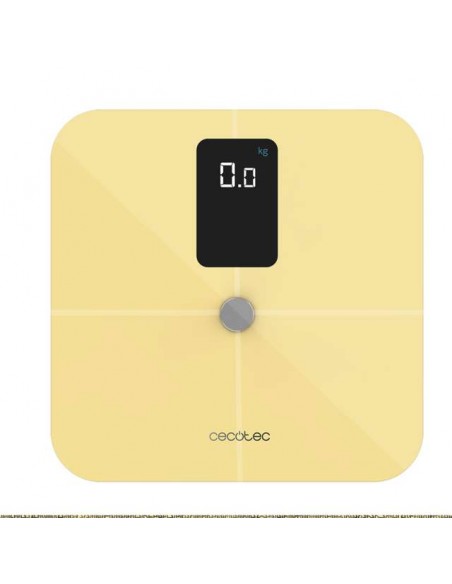 Cecotec Surface Precision 10400 Smart Healthy Vision Yellow. Báscula de Baño Inteligente