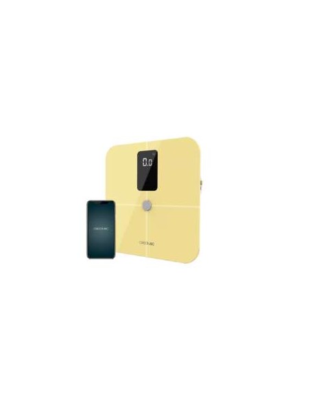Cecotec Surface Precision 10400 Smart Healthy Vision Yellow. Báscula de Baño Inteligente