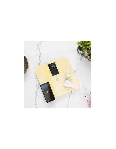 Cecotec Surface Precision 10400 Smart Healthy Vision Yellow. Báscula de Baño Inteligente