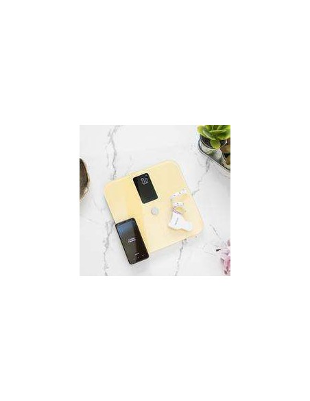 Cecotec Surface Precision 10400 Smart Healthy Vision Yellow. Báscula de Baño Inteligente