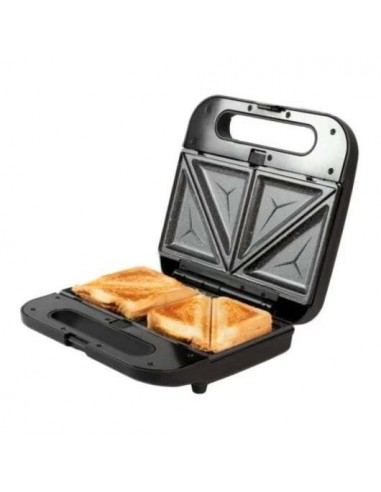 Cecotec Rock'n Toast 1000 Sandwichera 3en1, 800W, 2 Sándwiches, Acabado en Acero Inoxidable