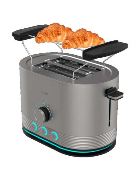 Cecotec Shine&Toast Double Tostador Vertical de Acero con Doble Ranura