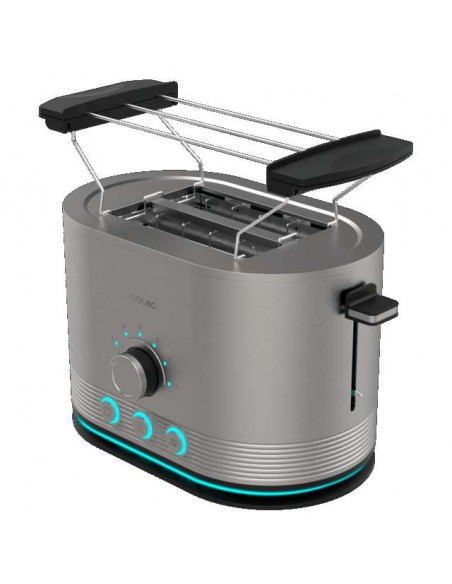 Cecotec Shine&Toast Double Tostador Vertical de Acero con Doble Ranura