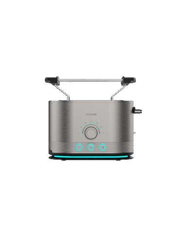Cecotec Shine&Toast Double Tostador Vertical de Acero con Doble Ranura