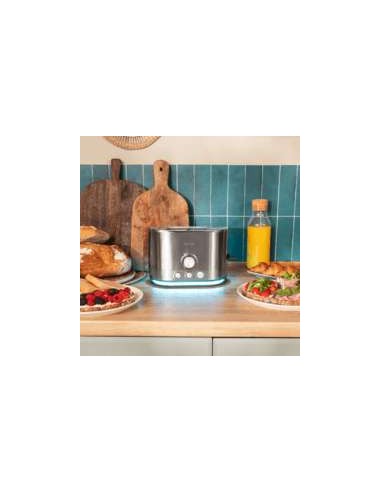 Cecotec Shine&Toast Double Tostador Vertical de Acero con Doble Ranura
