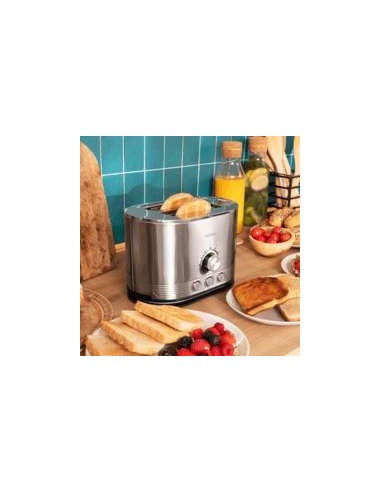 Cecotec Shine&Toast Double Tostador Vertical de Acero con Doble Ranura