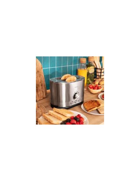 Cecotec Shine&Toast Double Tostador Vertical de Acero con Doble Ranura