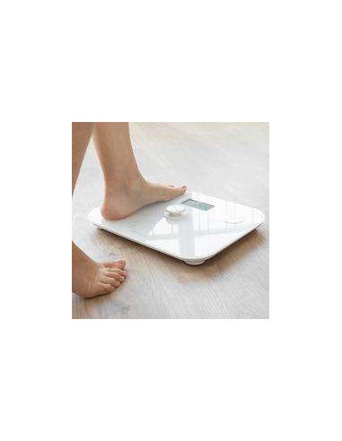 Cecotec Surface Precision EcoPower 10100 Full Healthy White. Báscula de Baño con Pulsador