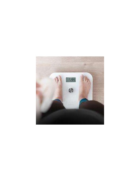 Cecotec Surface Precision EcoPower 10100 Full Healthy White. Báscula de Baño con Pulsador