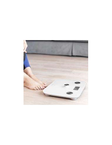 Cecotec Surface Precision EcoPower 10100 Full Healthy White. Báscula de Baño con Pulsador