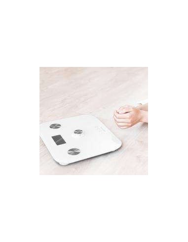 Cecotec Surface Precision EcoPower 10100 Full Healthy White. Báscula de Baño con Pulsador