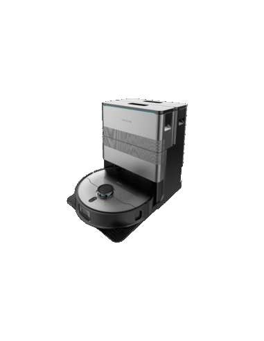 Cecotec Conga X100 Robot Aspirador Láser 4en1 con Sistema de Limpieza Adaptativa, Base de Autovaciado.