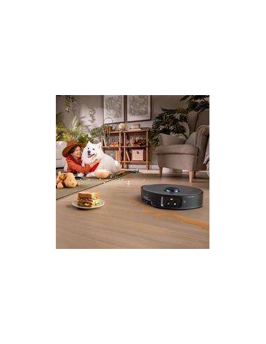 Cecotec Conga X100 Robot Aspirador Láser 4en1 con Sistema de Limpieza Adaptativa, Base de Autovaciado.