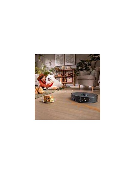 Cecotec Conga X100 Robot Aspirador Láser 4en1 con Sistema de Limpieza Adaptativa, Base de Autovaciado.
